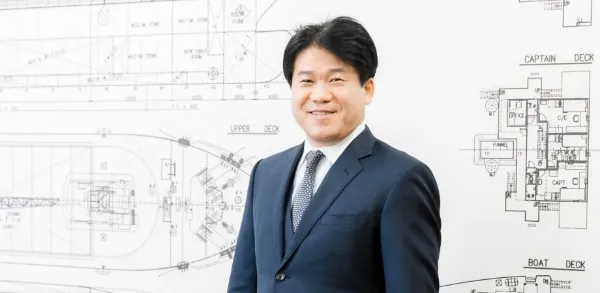 社長の笑顔